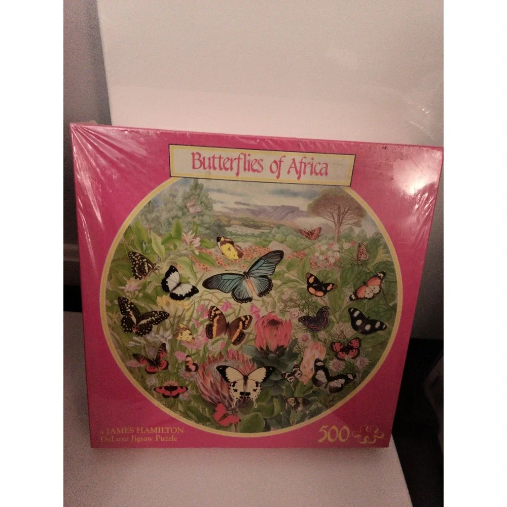 Butterflies Of Africa - A James Hamilton 500 Piece Deluxe Jigsaw Puzzle